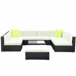 Gardeon 10PC Sofa Set with Storage Cover Outdoor Furniture Wicker - Image 3