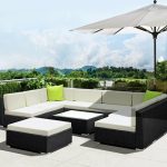 Gardeon 10PC Sofa Set with Storage Cover Outdoor Furniture Wicker - Image 9