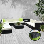 Gardeon 12PC Outdoor Furniture Sofa Set Wicker Garden Patio Lounge - Image 10