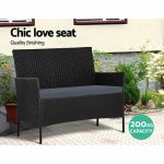 Gardeon Garden Furniture Outdoor Lounge Setting Wicker Sofa Patio - Image 5