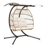 Gardeon Outdoor Furniture Lounge Hanging Swing Chair Egg Hammock Stand