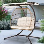Gardeon Outdoor Furniture Lounge Hanging Swing Chair Egg Hammock Stand - Image 8