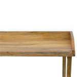 Butler Style Writing Desk with Foldable Legs - Image 5