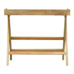 Butler Style Writing Desk with Foldable Legs - Image 9