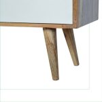 Media Unit with White Painted Sliding Door - Image 7