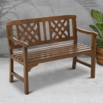 Gardeon Outdoor Garden Bench Wooden Chair 2 Seat Patio Furniture - Image 6