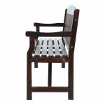 Gardeon Wooden Garden Bench Chair Natural Outdoor Furniture Décor - Image 4
