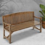 Gardeon 5FT Outdoor Garden Bench Wooden 3 Seat Chair Patio Furniture - Image 6