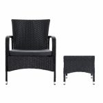 Outdoor Furniture Patio Set Wicker Outdoor Conversation Set Chairs - Image 3