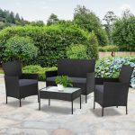 Gardeon Garden Furniture Outdoor Lounge Setting Wicker Sofa Patio - Image 9