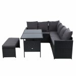 Gardeon Outdoor Furniture Dining Setting Sofa Set Wicker 8 Seater - Image 4