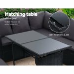 Gardeon Outdoor Furniture Dining Setting Sofa Set Wicker 8 Seater - Image 5