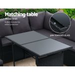 Gardeon Outdoor Furniture Dining Setting Sofa Set Lounge Wicker 9 - Image 4