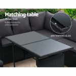 Gardeon Outdoor Furniture Dining Setting Sofa Set Wicker 9 Seater - Image 5