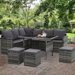 Gardeon Outdoor Furniture Dining Setting Sofa Set Lounge Wicker 9 - Image 8