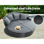 Gardeon Sun Lounge Setting Wicker Lounger Day Bed Outdoor Furniture - Image 4