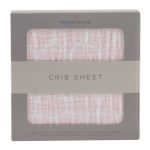 Matchstick Hearts Crib Sheet - Image 2