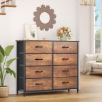 8 Drawers Fabric Dresser, Furniture Storage Tower Cabinet, Organizer - Image 3
