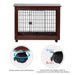 39” Length Furniture Style Pet Dog Crate Cage End Table - Image 3