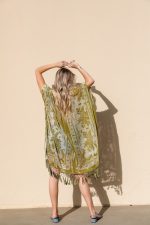 Velvet Mesh Tapestry Kimono - Image 3