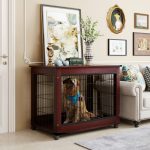 39” Length Furniture Style Pet Dog Crate Cage End Table - Image 5