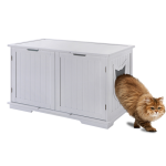 X-Large Cat Washroom Bench Litter Box Enclosure Furniture Box House - Image 3