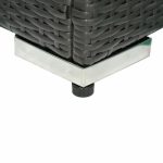 Outsunny 6pcs All-weather Rattan Sofa Wicker Sectional Patio Furniture - Image 3