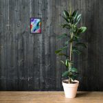 Abstract Framed matte paper poster