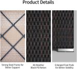 Outdoor Patio Furniture Sets All Weather Outdoor Sofa PE Garden - Image 5