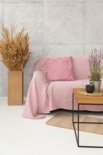 Woodrose linen couch cover - Image 2