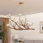 Nordic LED Branch Chandelier Lights Living room Lamps Modern Molecular - Image 4