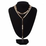 Three Layer Lariat Necklace - Image 7