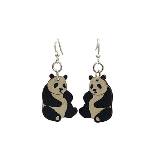 1478.jpg Small Panda Earrings #1478 - Image 1