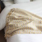 Pastoral Style Yellow Knitted Woolen Blanket - Image 6