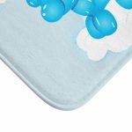 Balloon Dog on Clouds Bath Mat - Image 3