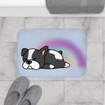 Adorable Sleeping Puppy Bath Mat - Image 2