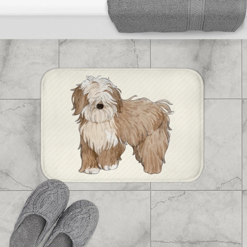 199905d2db73862310d90fd2eb49b00f.jpg Happy Puppy Bath Mat - Image 1