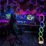 RGB Minimalist Circular Floor Lamp - Image 7