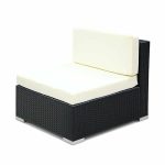 2PC Gardeon Outdoor Furniture Sofa Set Wicker Rattan Garden Lounge