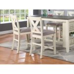 Modern Contemporary Dining Room Furniture Chairs Set Of 2 Counter - Image 7