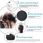Compression Arthritis Glove Unisex Joint Pain Relief Half Finger Brace - Image 10