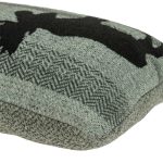 24inches x 5inches x 16inches Lodge Gray Pillow Cover With Poly Insert - Image 3