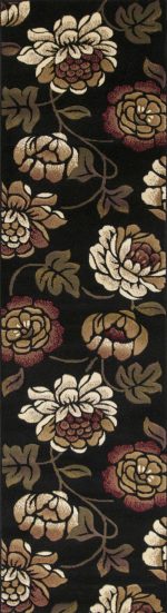 1inches x 2inches Black Polypropylene Area Rug - Image 3