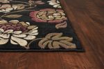 1inches x 2inches Black Polypropylene Area Rug - Image 5