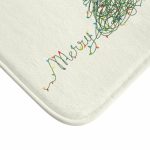 Holiday Christmas Tree Lights Bath Mat Home Accents - Image 3
