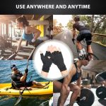 Compression Arthritis Glove Unisex Joint Pain Relief Half Finger Brace - Image 13