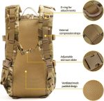 Tactical Backpack Men Military Assault Pack Outdoor Hiking Rucksack - Image 7