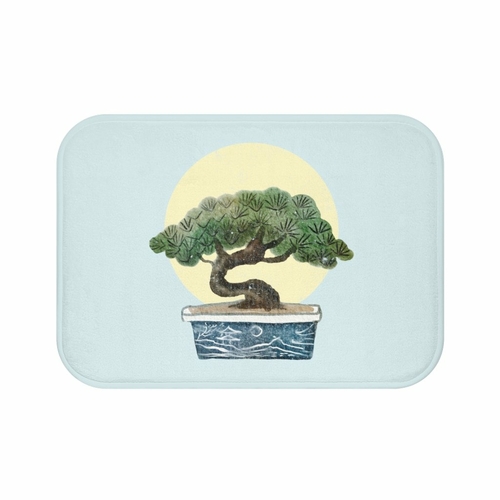 54689b3e8f7870e820206b09614b63b3.jpg Bonsai Tree Series 2 Bath Mat - Image 1