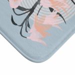 Floral Abstract Bath Mat Home Accents - Image 3