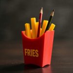 3D-Printed French Fry Pencil Holder  Fun Desk Organizer for Fast Food - Image 3